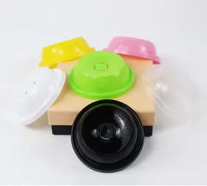 Hochwertige Einweg-Deckel aus Lebensmittelqualität, 90mm Durchmesser, Hutförmig, PP-Kunststoff, Individuelle Farbgestaltung, Sechsfarbiger Druck für - Product Image 1