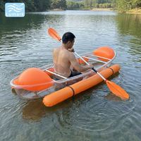 Sac flottant latéral transparent pour siège de kayak en cristal coloré avec kit complet pour station balnéaire, directement de Chine, Lumark, vente chaude