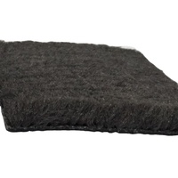 Pile de velours de poinçon d'aiguille avec le tapis de voiture de pile de peluche de rouleau de support de pointe de PVC