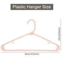 LINDON Cintres en plastique colorés peu encombrants, lot de 20/30/50, pour la lessive et le placard – Meilleures ventes