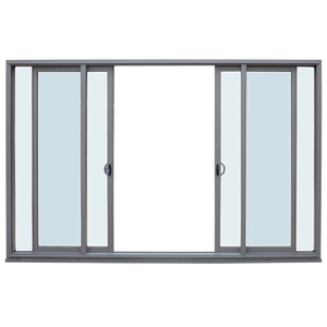 Fenêtre coulissante de Garage <span class=keywords><strong>en</strong></span> aluminium, fenêtres transparentes et double glaçage, pied nz - Product Image 3