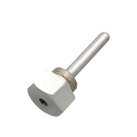 Thermistance PTC haute température Sonde en acier inoxydable Longueur 1000 mm Capteur de température multifonctionnel à trois fils Pt100