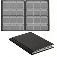 Album de collection de pièces de monnaie de haute qualité et durable, 120 pochettes, 10 pages, pour collection royale de pièces de monnaie