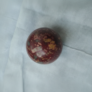 Perles de pierre Mookaite rouges et jaunes, rondes, en vrac, d'origine indienne, pour bijoux, 4mm, 6mm, 8mm, 10mm, en unités, pour la création de colliers - Product Image 1