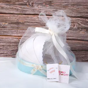 AN 2022 New Design High-grade Creative Baby Cradle Crib flower Box Full Moon gift Box Packing soap bouquet gift box