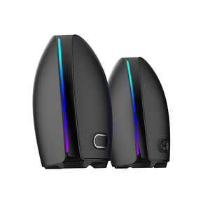 Rgb USB powered chơi game loa với Hifi Stereo âm nhạc & đa phương tiện Máy nghe nhạc thời trang một Cặp có thể điều chỉnh bass EQ Microphone - Product Image 4