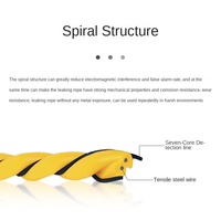 Câble de détection de fuite d'eau industriel SJ-02 RS485, résistant aux fausses alertes, pour salles d'équipement et navires