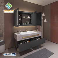 2025 OEM moderne Juerte salle de bain meubles ensemble Table complète bureau armoire panneau miroir évier robinet pour chambre salle à manger salle de bain