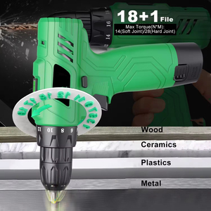 Perceuse électrique sans fil multifonction rechargeable à batterie, tournevis portatif sans fil à <span class=keywords><strong>brosse</strong></span>, sans clé, vente chaude - Product Image 4