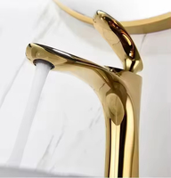 Robinet de lavabo en alliage de zinc noir mat, monocommande eau chaude et froide, anti-éclaboussures, installation facile pour salle de bain