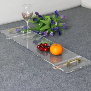 VONVIK Home Hotel Use Clear Acrylic Bath Tub Tray