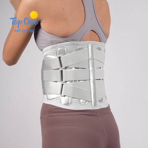 Top One Medical <b>Waist</b> Lower Back Support Brace Lumbar <b>Waist</b> Support <b>Belt</b> Adjustable Straps Corset for Pain Relief - Product Image 1