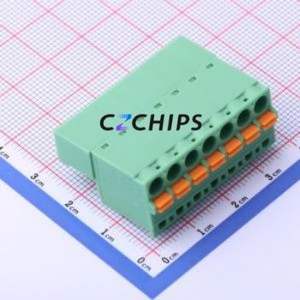 KF2EDGKDR-5.0-7P Plug-in Terminal Block P=5mm Connector ( Connector Type: Plug )( Construction: 1x7P )( Pitch: 5mm ) - Product Image 2