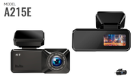 Caméra de tableau de bord universelle 4K HD LCD à double objectif avec contrôle par application, vision nocturne supérieure, enregistrement audio, moniteur de stationnement 512 Go, garantie 1 an