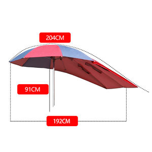 ร่มกันแดดรถยนต์ไฟฟ้าแบบกำหนดเองร่มกันฝนรถสามล้อแบบหนาร่มกันฝนแดดและฝน - Product Image 4