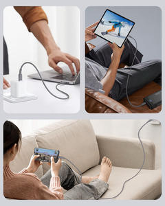 Cable de Datos USB C Personalizado, Superventas en Tiktok, 100W 5A, Cable de Carga Rápida, Ecológico, de Silicona, para Uso en Automóviles - Product Image 6