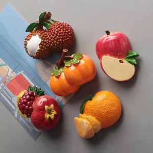 Autocollants magnétiques pour réfrigérateur, fruits et légumes 3D mignons, design personnalisé, impression, aimants de réfrigérateur imperméables - Product Image 2