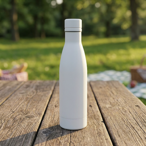 Bottiglia d'acqua isolata in rame Vasa da 500 ml, sigillata sottovuoto, per acqua calda, con isolamento. - Product Image 2