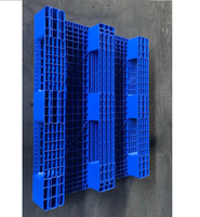 Palette de stockage robuste en plastique, colorée, Euro, simple face, entrée 4 directions, modèle WT 1211-15 pour entrepôt