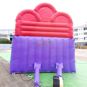 Dual lane toboggan aquatique gonflable outdoor backyard commercial wet bounce <b>house</b> <b>inflatable</b> water slide for kids - Product Image 4