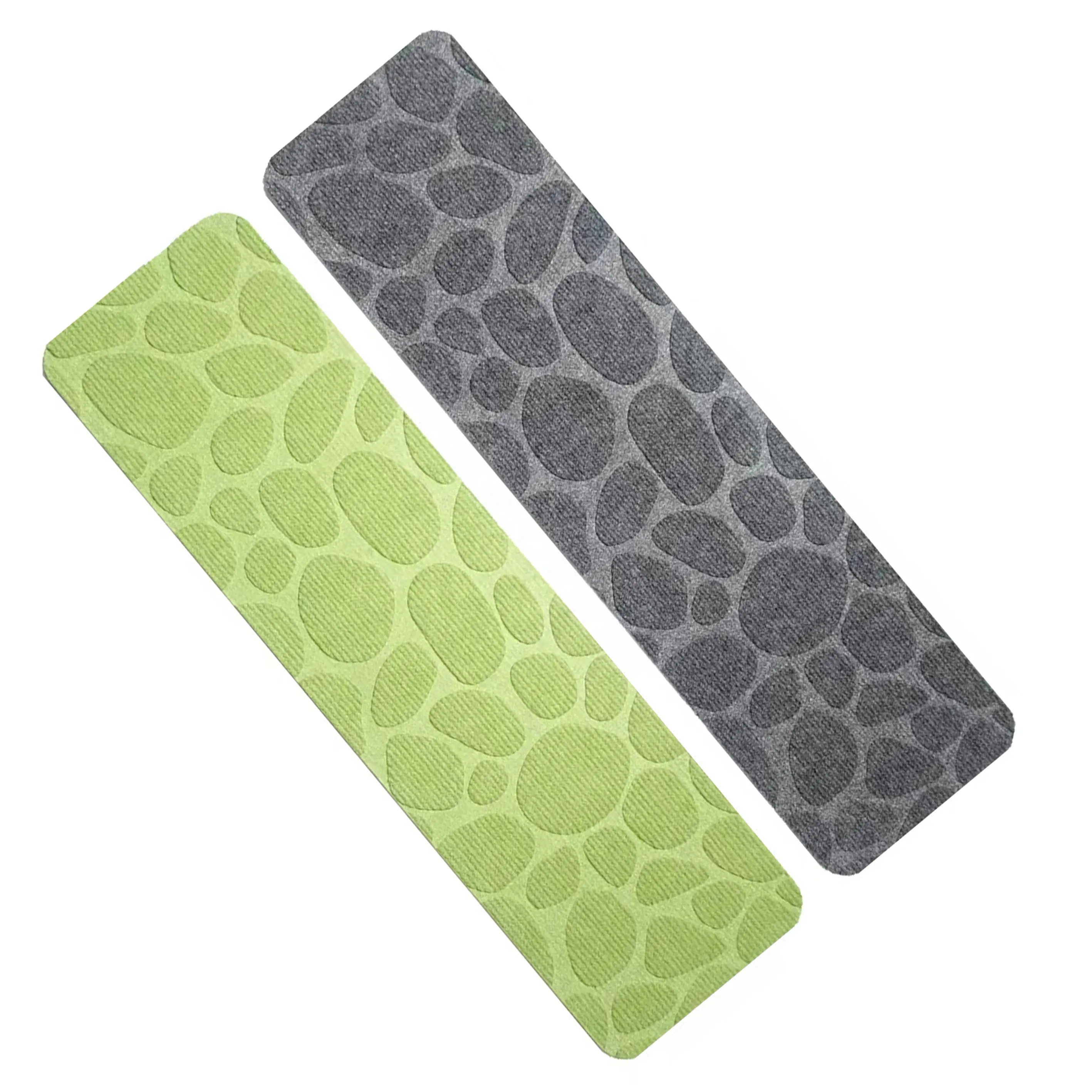 Schlussverkauf individuelle rutschfeste Polyester-Bodenbelagmatte langlebige selbstklebende Prägetreppenmatten