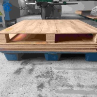 Caisse d'expédition pliable en contreplaqué, boîte en bois empilable pour l'emballage d'exportation et les équipements lourds