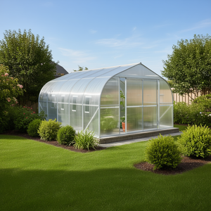 Serre de jardin Walk-In 26x10x7 pieds, structure en polycarbonate et aluminium, pour usage extérieur - Product Image 2