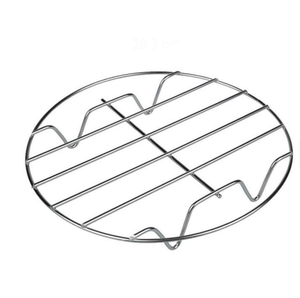 Grille de cuisson ronde multifonction en acier inoxydable 304 - Ustensile de cuisine robuste pour griller et cuire à la <span class=keywords><strong>vapeur</strong></span> - Product Image 2