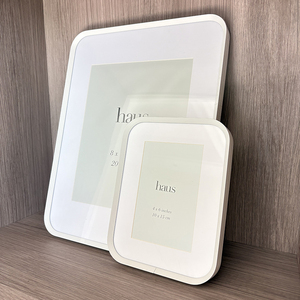 Lot en gros <span class=keywords><strong>de</strong></span> cadres photo rectangulaires en aluminium Lanjiang AL-31 <span class=keywords><strong>de</strong></span> 14 mm, quatre couleurs, pour lithographie, fixation murale ou sur table, idéal pour dortoir - Product Image 2