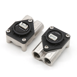 DIJIANG Stainless Steel <b>Water</b> <b>Flow</b> Sensor ZJKFJ-S1-1.2/2.5/3.5 Liquid Counter <b>Flow</b> <b>Meter</b> G1/4'' Port for Cafe <b>Water</b> Measurement - Product Image 1
