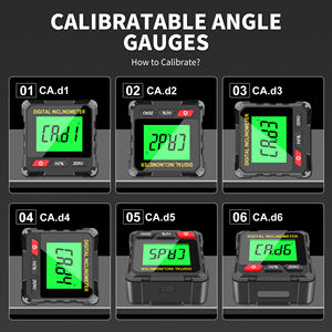 Plage de mesure 4*90 ° Résolution 0.05 ° Boîte de niveau numérique Détecteur d'<span class=keywords><strong>angle</strong></span> Outil de mesure Rapporteur de construction Inclinomètre - Product Image 2