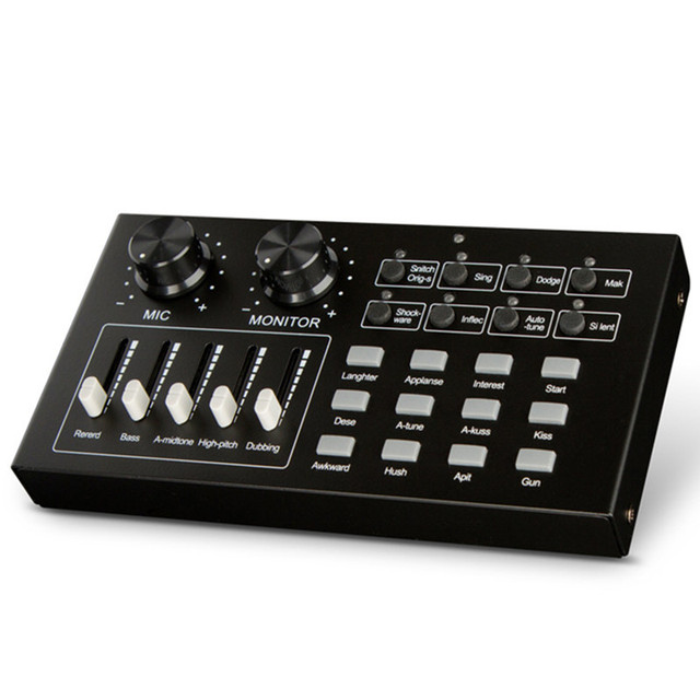 Stage Audio Equipment Special Effects Mobile Phone Computer External Live Sound Card K Song Concert Voice Music Anchor Processor