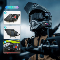 Harga Pabrik Murah Headset Nirkabel Helm Motor Y70 Jangkauan 10M Waktu Putar 10 Jam Bersertifikasi CE/FCC Desain Tahan Cuaca