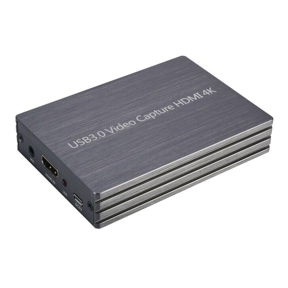HDMI à USB3.0 Capture Vidéo Adaptateur 4K 1080P Dongle Carte pour Linux Windows Mac