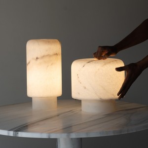 Spanish Marble Table Lamp E27 Led <b>Push</b> <b>Button</b> <b>Switch</b> Nordic Bedroom Hotel Decor - Product Image 1