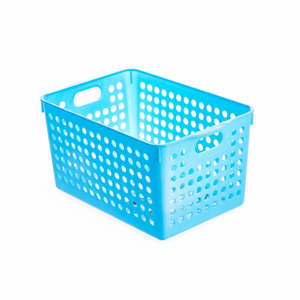 Cesto portaoggetti profondo blu Inomata - Product Image 1