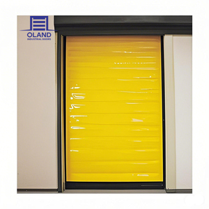 Armazenamento rápido personalizado da porta do rolo do PVC-estilo de alta velocidade da baixa temperatura, projeto isolado do zíper com proteção térmica - Product Image 6