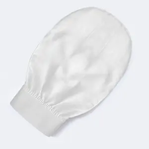new export foreign trade products 100% silk delicate and soft beauty towel, imitation silk exfoliating bath gloves