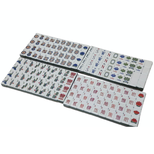 Lot de 160 tuiles de <span class=keywords><strong>jeu</strong></span> de Mahjong occidental moderne de luxe en acrylique rose cristal, style américain, pour la vente en gros - Product Image 2