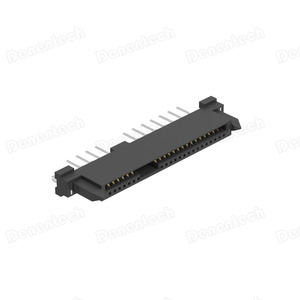 Denentech Hot Bán <span class=keywords><strong>SATA</strong></span> 7 + 15p nữ h9.10mm thẳng Dip kép Hàng <span class=keywords><strong>SATA</strong></span> kết nối cho PCB - Product Image 2