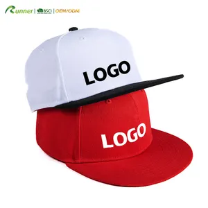 Runner 2024 OEM High Quality Outdoor Innovation Cotton OEM BSCI Fashion Custom Structured 3D Embroidery Logo Gorras Snapback Cap