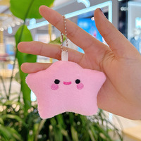 En gros, Porte-clés et pendentif de sac en peluche Little Star, jouet en peluche doux classique pour enfants, cadeau, jouets en peluche rembourrés, porte-clés de voiture