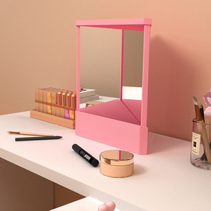 2024 nouveau Style Portable minimaliste bureau femmes maquillage acné miroir - Product Image 6
