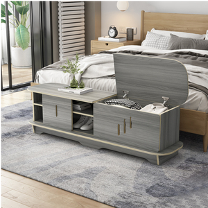 Armoire de chambre à coucher moderne et personnalisée, meuble de lit en hippie, blanc chaud - Product Image 1