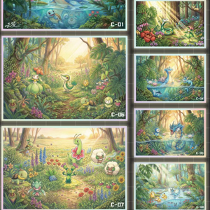DL Handmade Anime Pokemond Rainbow Bonds Style Dessiné à la Main Shikishi Board <span class=keywords><strong>Manga</strong></span> Japonais Jeu de Table Décoration Murale Art de Collection - Product Image 5
