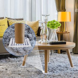 Limpar Protetores De Tapete De Plástico Transparente Rodízios Spiked Móveis De Borracha Confortável Copos para Sofás Móveis De Proteção - Product Image 5