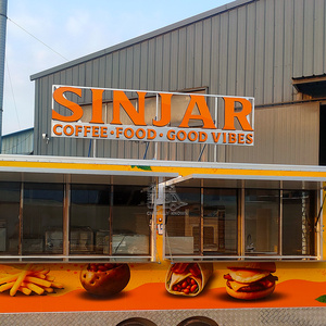 OEM China Factory Outdoor Street <b>Small</b> Mobile Stainless Steel <b>Ice</b> Cream Coffee Fast Food Carts - Product Image 2