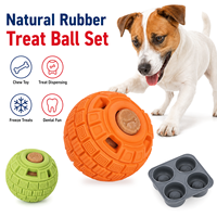 Jouet d'enrichissement pour animaux de compagnie de qualité supérieure, texturé et robuste, balle interactive stimulante pour le cerveau et les dents, pour races actives, Global Gear