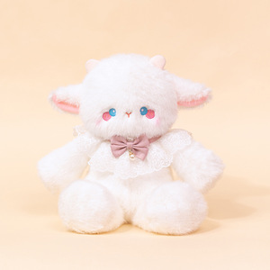 Jouets en peluche super doux : ours, chat tigré, <span class=keywords><strong>lapin</strong></span> et éléphant – Oreiller rembourré en coton PP, cadeau d'anniversaire - Product Image 6