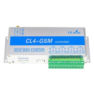Contrôleur de relais 4 canaux GSM <span class=keywords><strong>SMS</strong></span> APP CL4-GSM pour ouvre-porte, avec surveillance de la température et de l'humidité, et alarme de panne de courant - Product Image 4